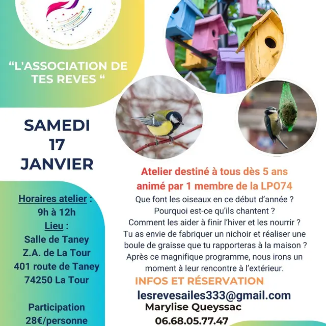 ATELIER LE REVEIL DES OISEAUX