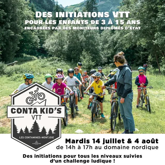 Conta Kid's VTT aux Contamines-Montjoie