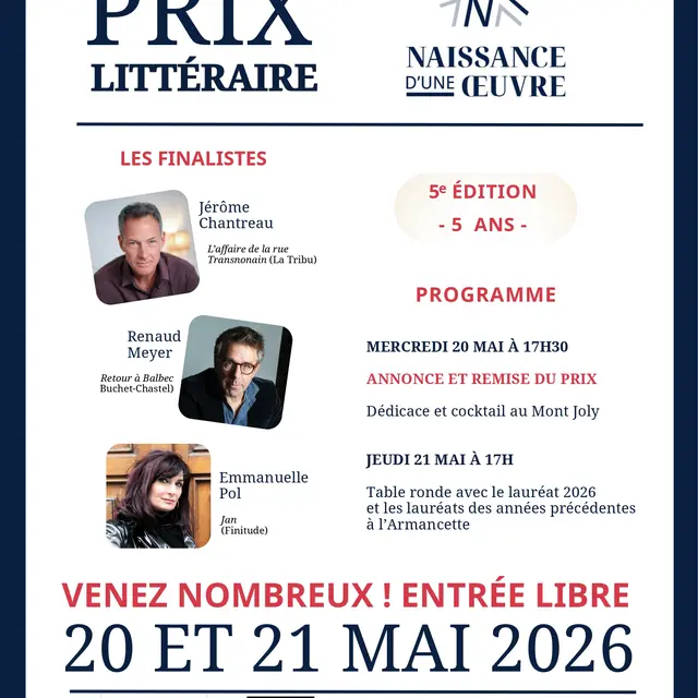 Remise du prix littéraire - Naissance d'une œuvre_Saint-Gervais-les-Bains