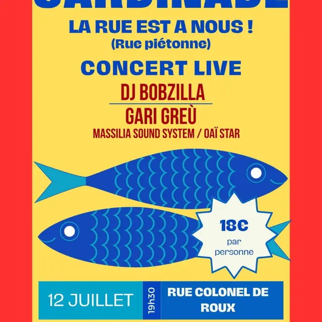 sardinade et concert live_Aubagne