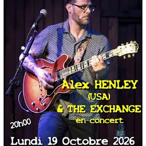 Concert Alex Henley (USA) - Hall Blues Club_Pélussin