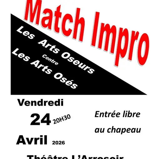 Théatre d'improvisation : Match d'Impro entre les, Arts Oseurs et les Arts Osés_Ceyzérieu