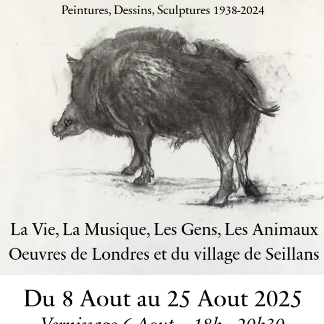 Exposition des oeuvres de Paddy Lovely_Seillans