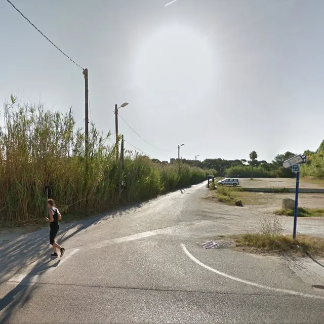 Parking plage de la Badine