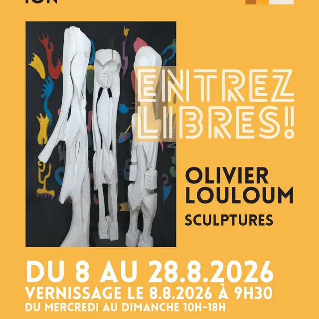 Exposition de sculptures Entrez Libres ! à l'Arche St Martin de Cazaubon_Cazaubon