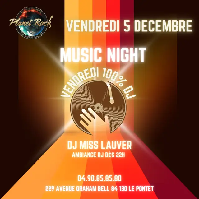 Music night 100% DJ_Le Pontet