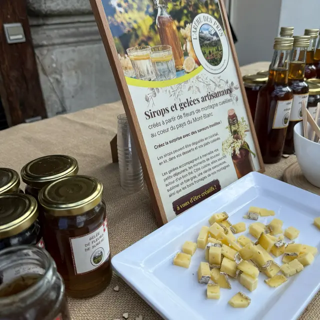 Dégustation sirops et gelées - L'Arène des Prés_Saint-Gervais-les-Bains