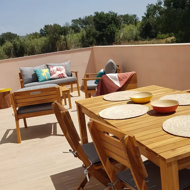 Grande terrasse sans vis-à-vis