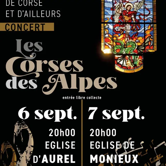 Concert les corses des alpes à aurel