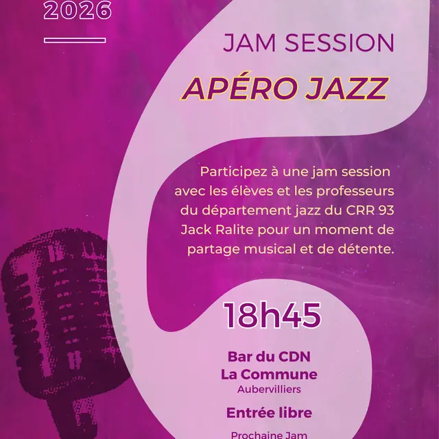 Concert - Jam session jazz_Aubervilliers