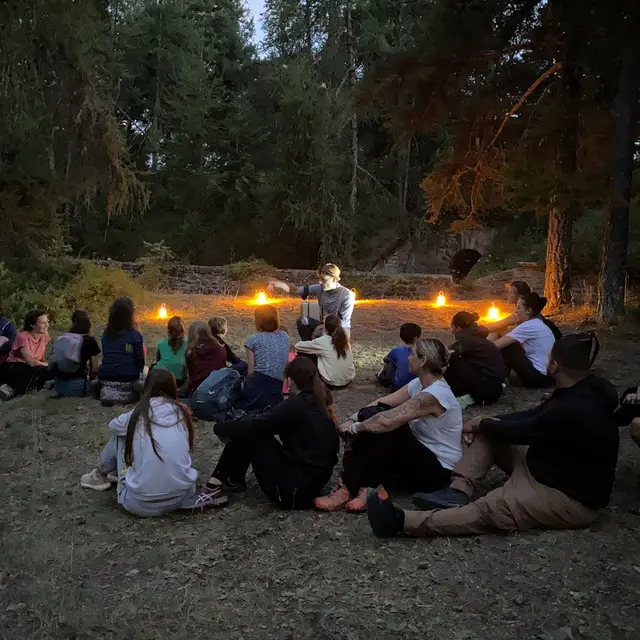 Sur le chemin des contes, direction... la Batterie des Caurres