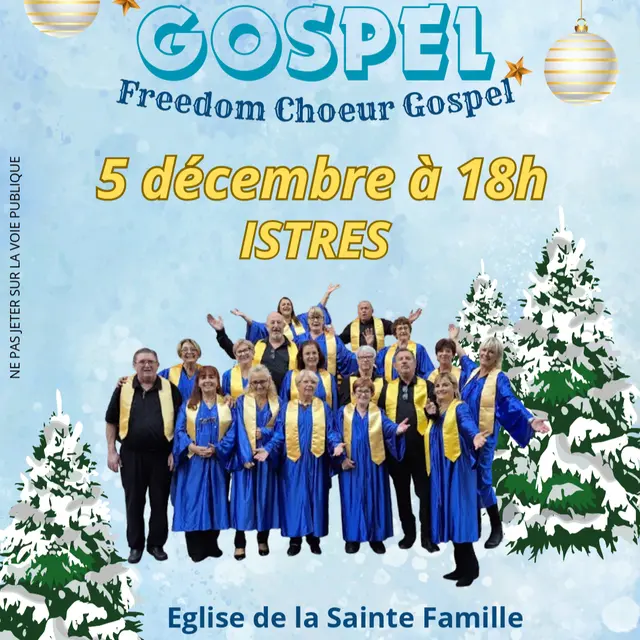 Concert chorale : freedom choeur gospel_Istres