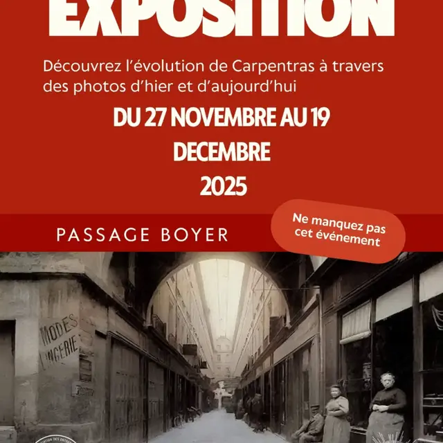 Exposition : Evolution de Carpentras à travers des photos d'hier et d'aujourd'hui_Carpentras