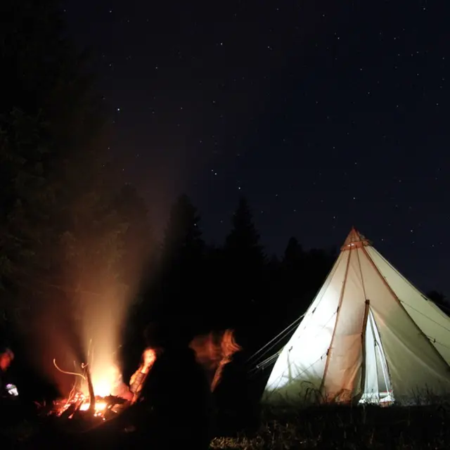 Ma première nuit en tipi_Le Monêtier-les-Bains