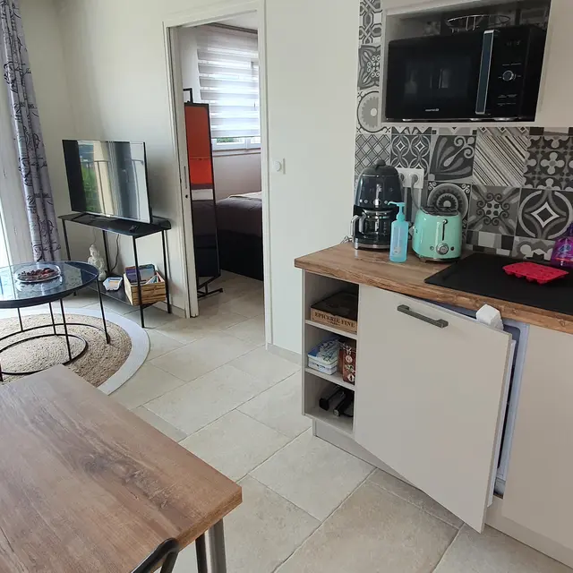 Accueil - Kitchenette : Salon