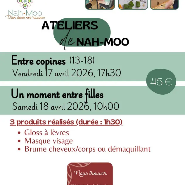 Ateliers de Nah-Moo Entre copines_Véranne