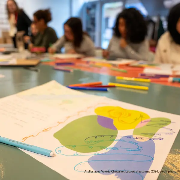 Atelier avec Valérie Chevalier