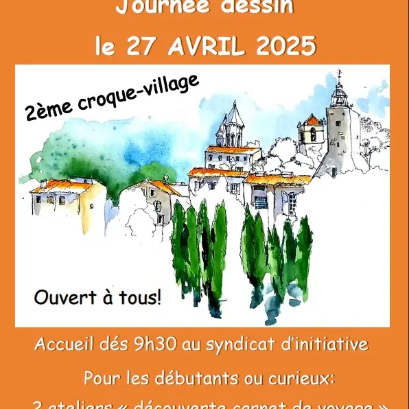 Atelier dessin : Croque-village_Rians