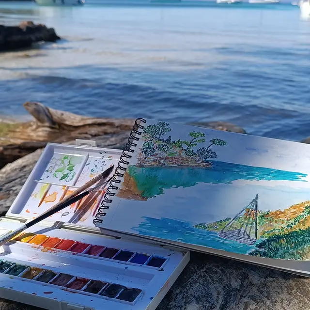 ATELIER AQUARELLE DANS LA NATURE_Hyères