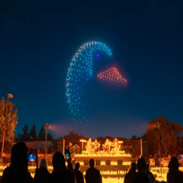 Drone Art Show_Cagnes-sur-Mer
