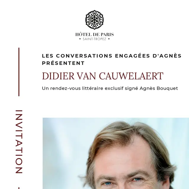 Conférence - Les Conversations d’Agnès avec Didier Van Cauwelaert_Saint-Tropez