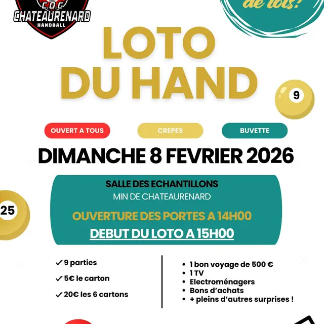 Loto du hand_Châteaurenard