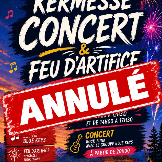 Kermesse et Feux d'artifices_Puy-Saint-Vincent