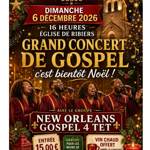 Grand concert Gospel de Noël_Val Buëch-Méouge