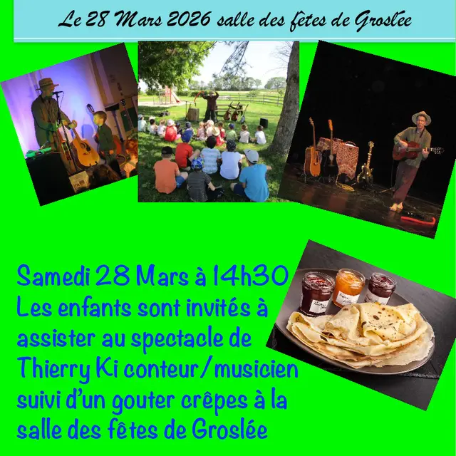 Spectacle du conteur et musicien Thierry Ki_Groslée-Saint-Benoit