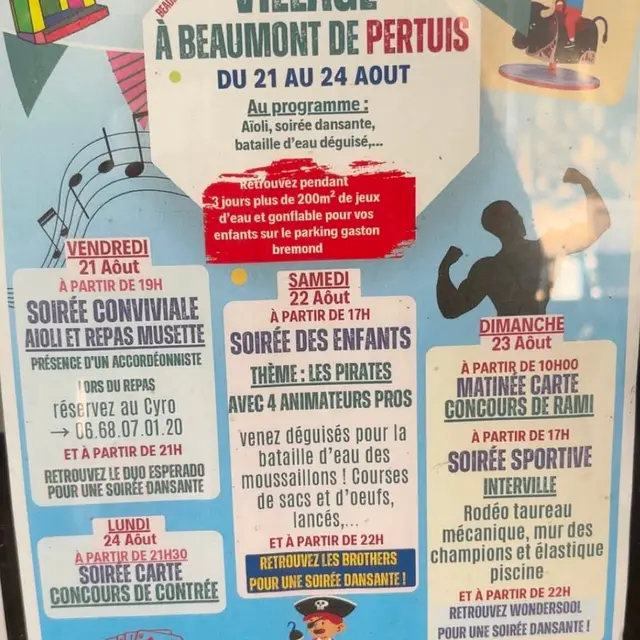 Fête du village à Beaumont de Pertuis_Beaumont-de-Pertuis