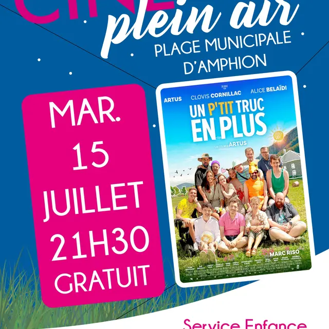 Ciné plein air : Un p'tit truc en plus à Publier