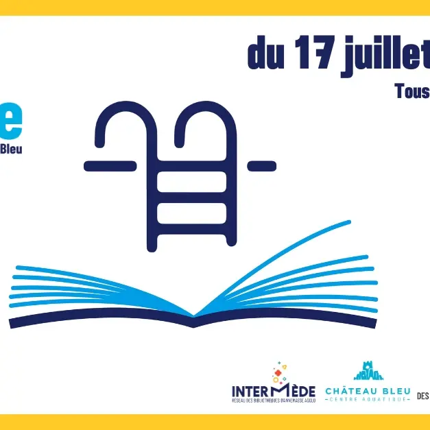 Visuel Lire à la piscine