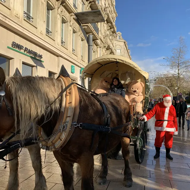 Village de Noël : Balades en calèches_Valence