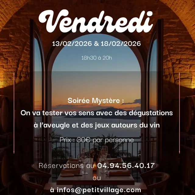 Wine Club - Soirée mystère dégustation à l'aveugle_Gassin