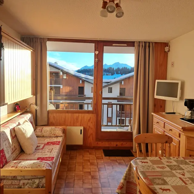 Appt 2 pièces Jardins Alpins, L'Eperviere N°105_Les Saisies