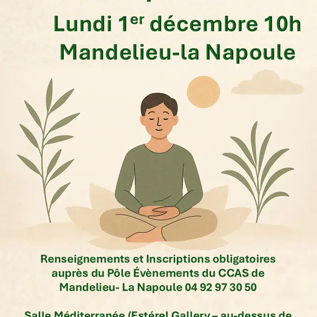 Conférence - Cultiver le Bien-être au quotidien - 2025_Mandelieu-La Napoule