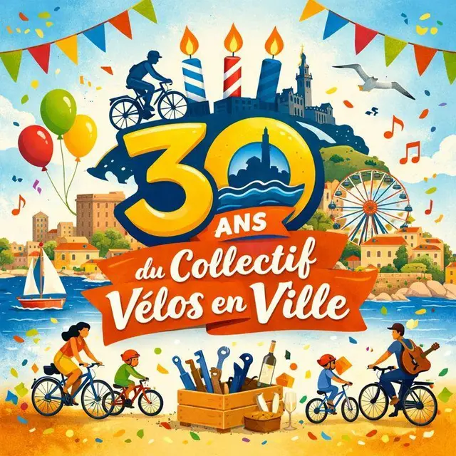 30 ans que le CVV pédale et ça se fête !_Marseille