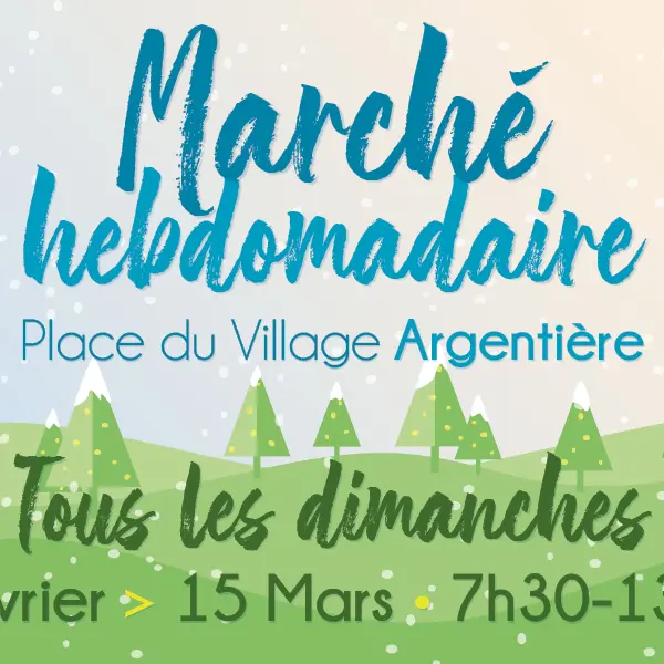 Marché hebdomadaire d'Argentière_Argentière