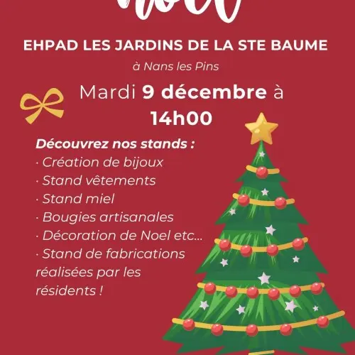 Marché de noël de l' Ehpad_Nans-les-Pins