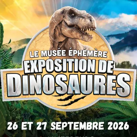 Le Musée Éphémère : exposition de dinosaures_Bourg-en-Bresse