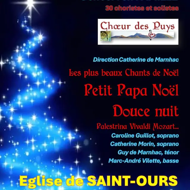 Affiche des concert du Choeur des Puys