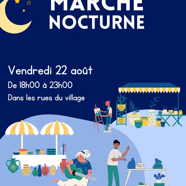 Affiche marché août