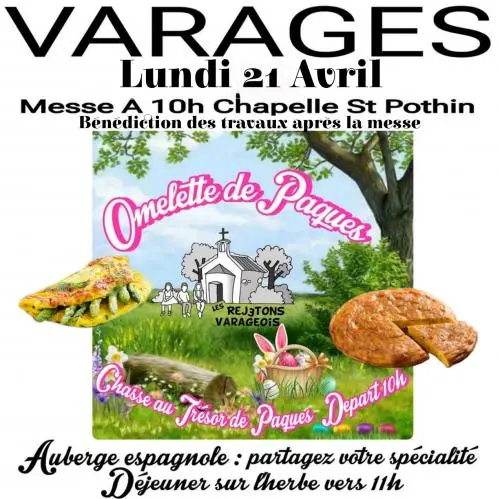 Repas : l'omelette de Pâques_Varages