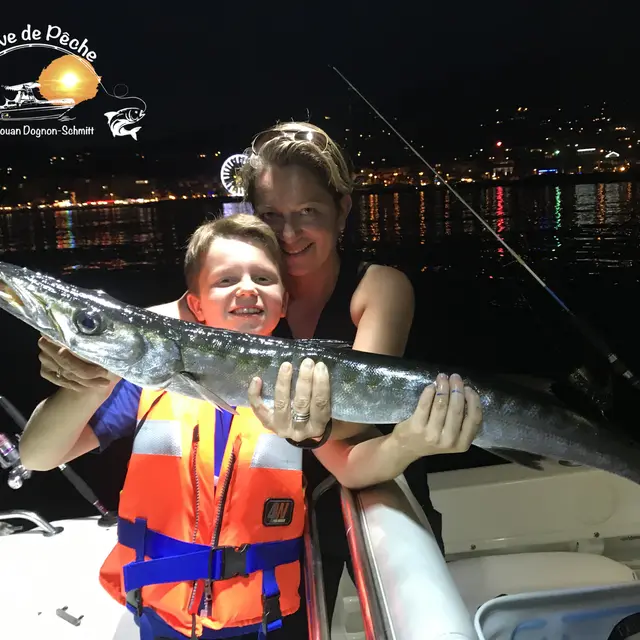 Pêche de nuit du Barracuda