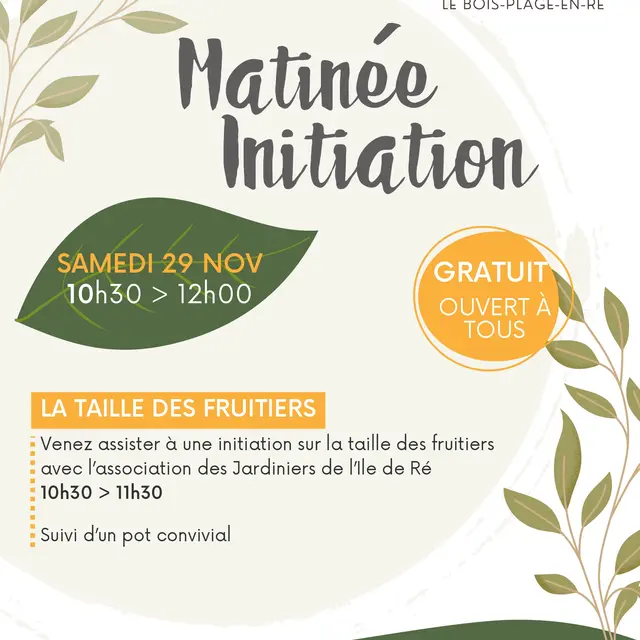 Matinée initiation au jardin pédagogique_Le Bois-Plage-en-Ré