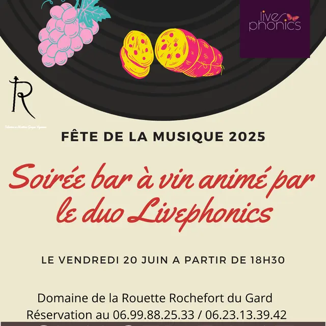 Bar à Vin pour la Fête de la Musique_Rochefort-du-Gard