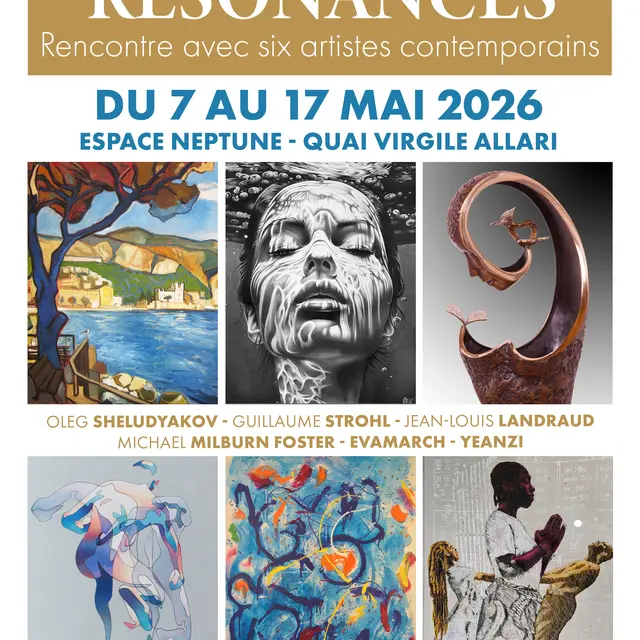 Exposition artistique collective : Résonances_Saint-Jean-Cap-Ferrat
