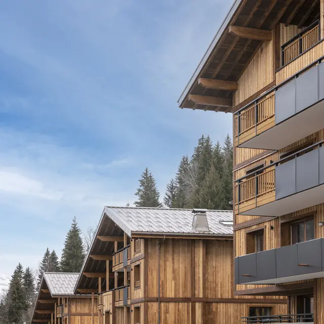 Façades des Chalets Laska