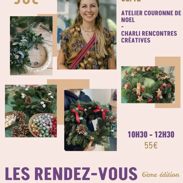 Les rendez-vous de Marius - Atelier couronne de Noël_Hyères
