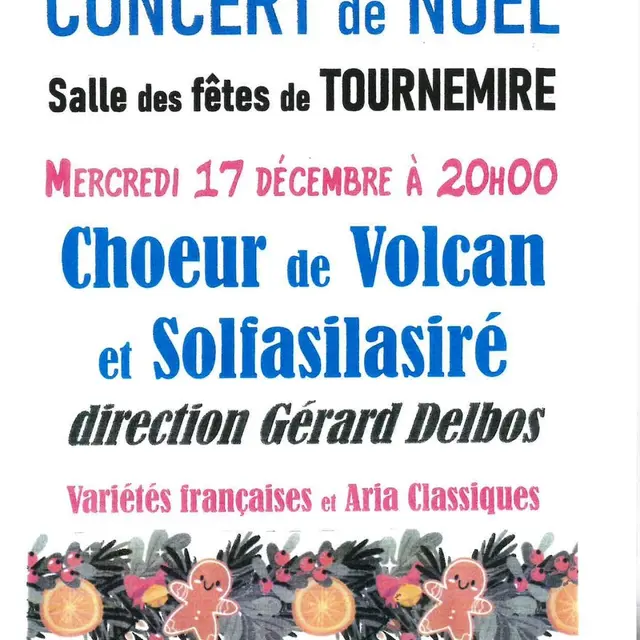 Concert de Noël : Gérard Delbos & choeurs_Tournemire